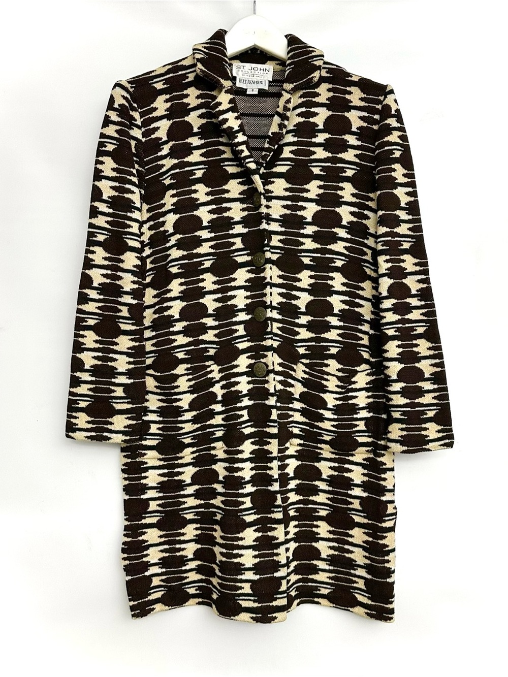 VTG St. John by Marie Gray coat cardigan knit